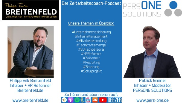 Breitenfeld_Philipp Erik_Podcast YT-2 Grafik-Interview_Zeitarbeitscoach-Podcast