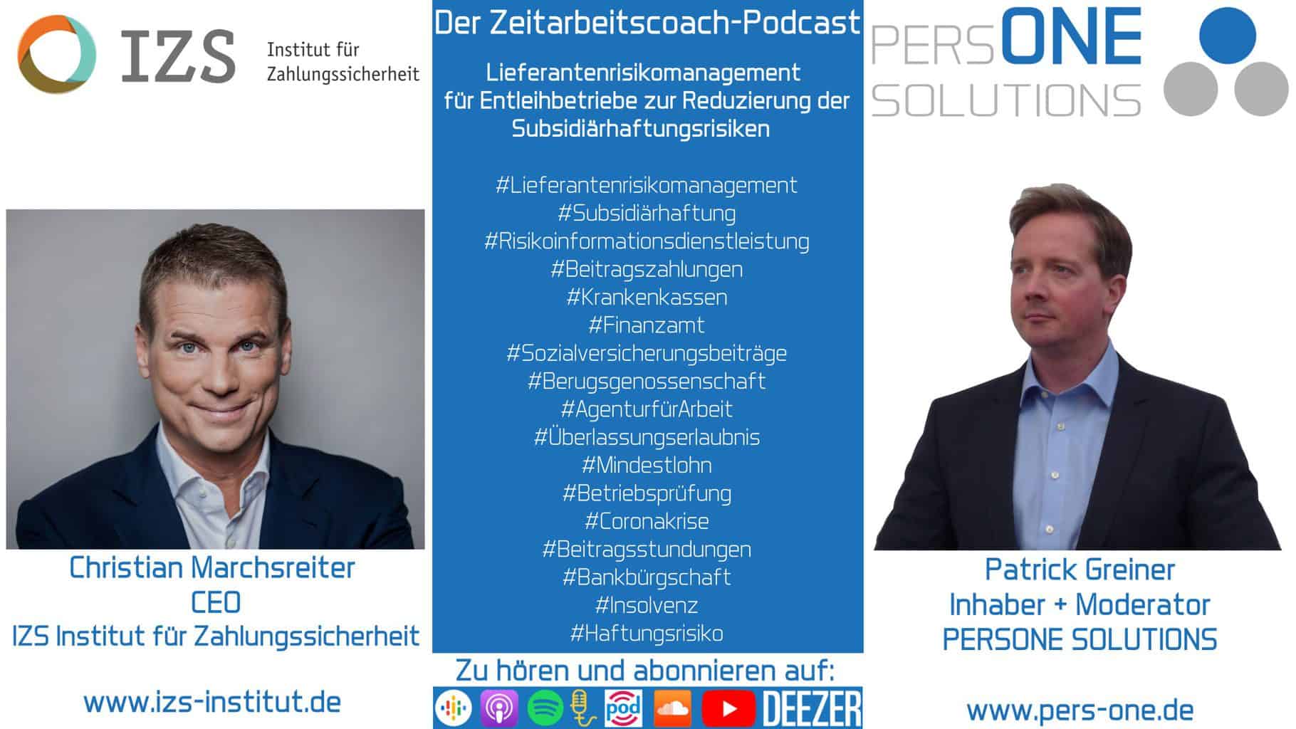 Marchsreiter, Carsten_IZS_Podcast YT2 Grafik-Interview_Zeitarbeitscoach-Podcast