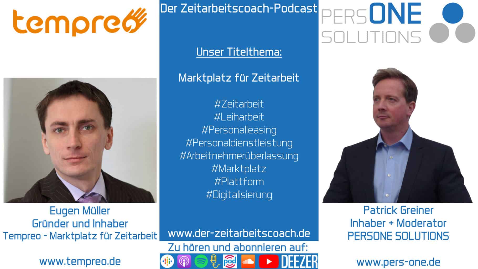 Müller, Eugen_tempreo_Podcast Grafik-SM Interview_Zeitarbeitscoach-Podcast