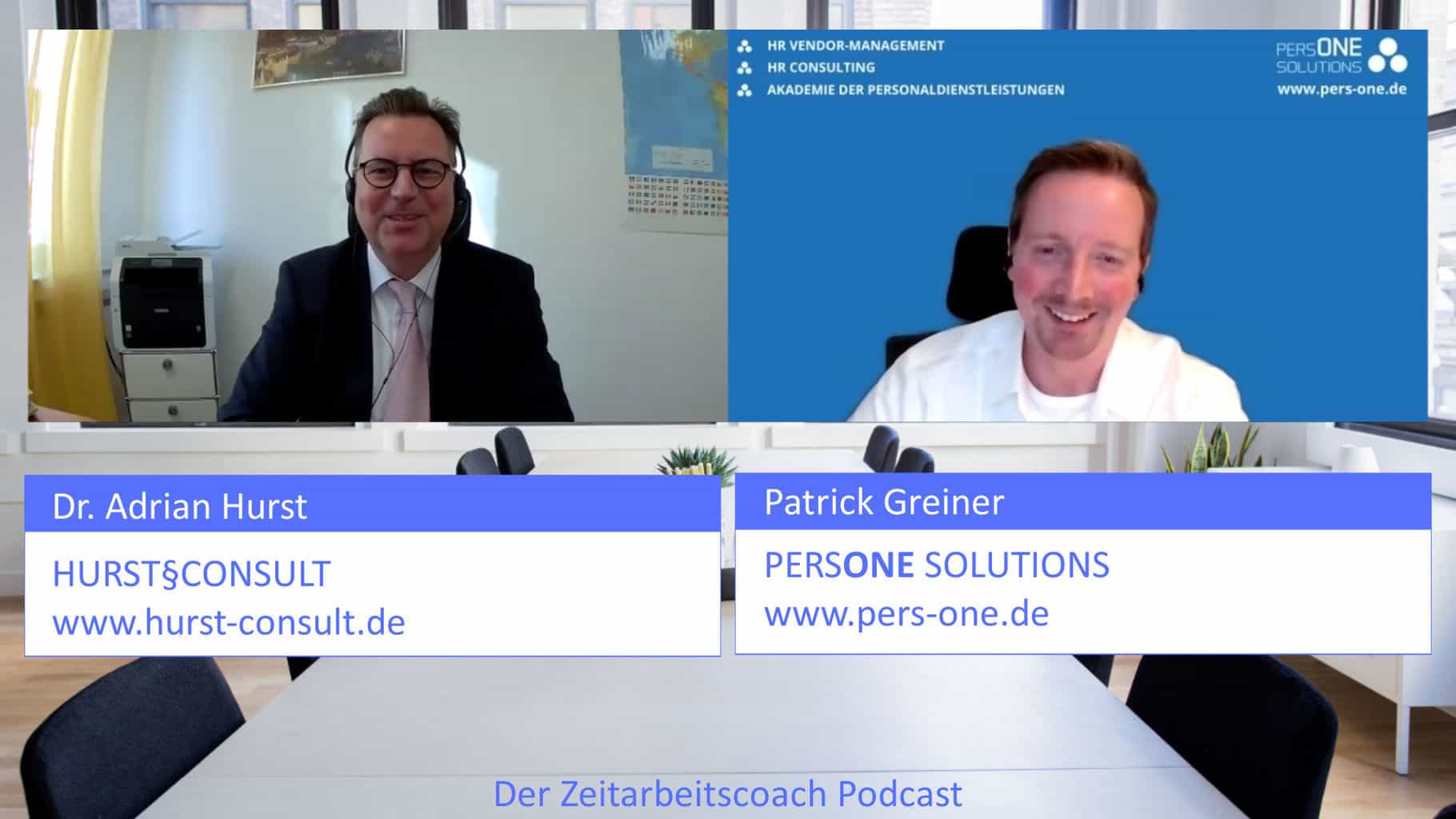 Dr Hurst_Probetag_Screenshot_Zeitarbeitscoach Podcast