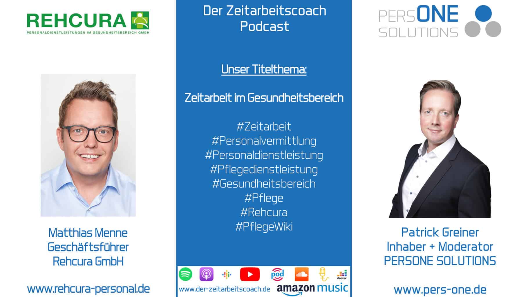 Zeitarbeit im Gesundheitsbereich | Matthias Menne im Zeitarbeitscoach Podcast-Interview 