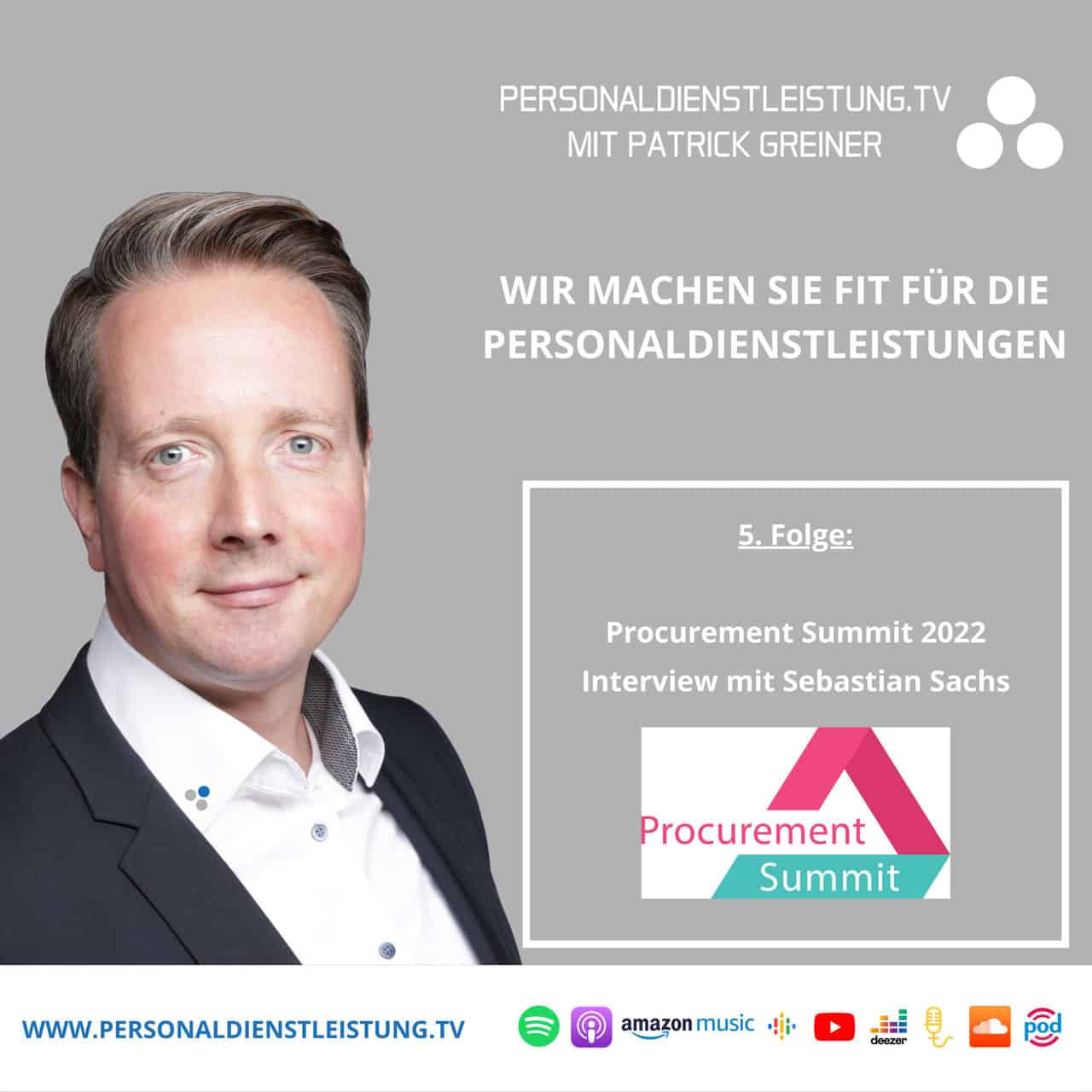 Procurement Summit 2022 | PERSONALDIENSTLEISTUNG.TV mit Patrick Greiner